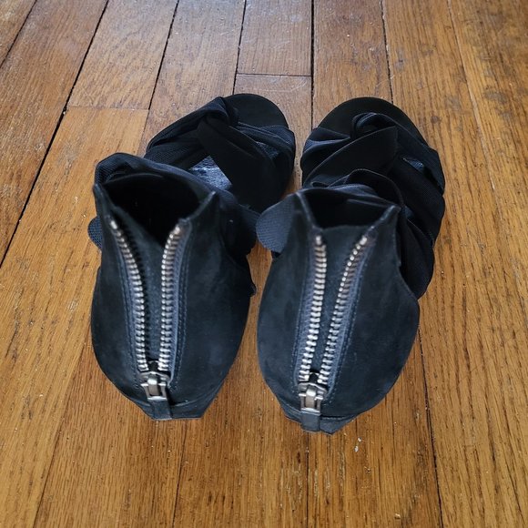 Eileen Fisher Joy Knotted Mesh Block Heel Sandals - 8 - NWT - Picture 4 of 8